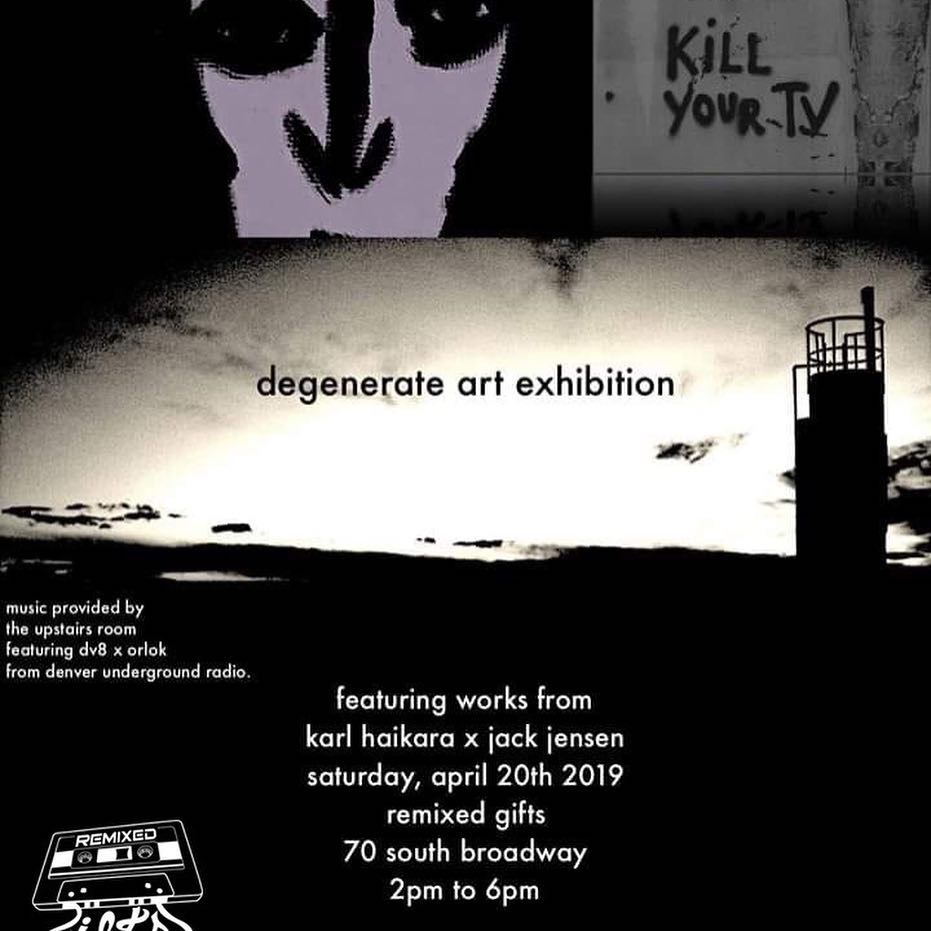 Degenerate Art flyer